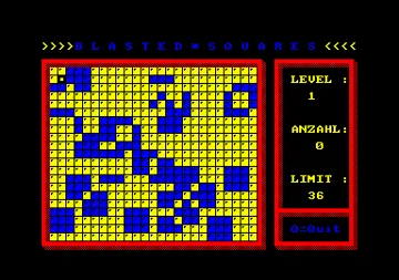 Blasted Squares (G) (1988) [Schneider Magazin] screen shot game playing